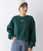 【レプシィム ローリーズファーム/LEPSIM LOWRYS FARM】のピーチ起毛刺繍プルオーバー 人気、トレンドファッション・服の通販 founy(ファニー) ファッション Fashion レディースファッション Fashion for Women トップス・カットソー Cut & Sew Tops カジュアルプルオーバー・ニットトップス Pullovers & Knit Tops / Casual Pullovers おすすめ Recommended / Our Picks ショート Short, Short Length シンプル Simple, Minimal スウェット / スエット Sweatshirt, Sweatwear ピーチ Peach, Soft Touch ワンポイント One Point, Statement Accent thumbnail グリーン75|ID: prp329100004766842 ipo3291000000034517417