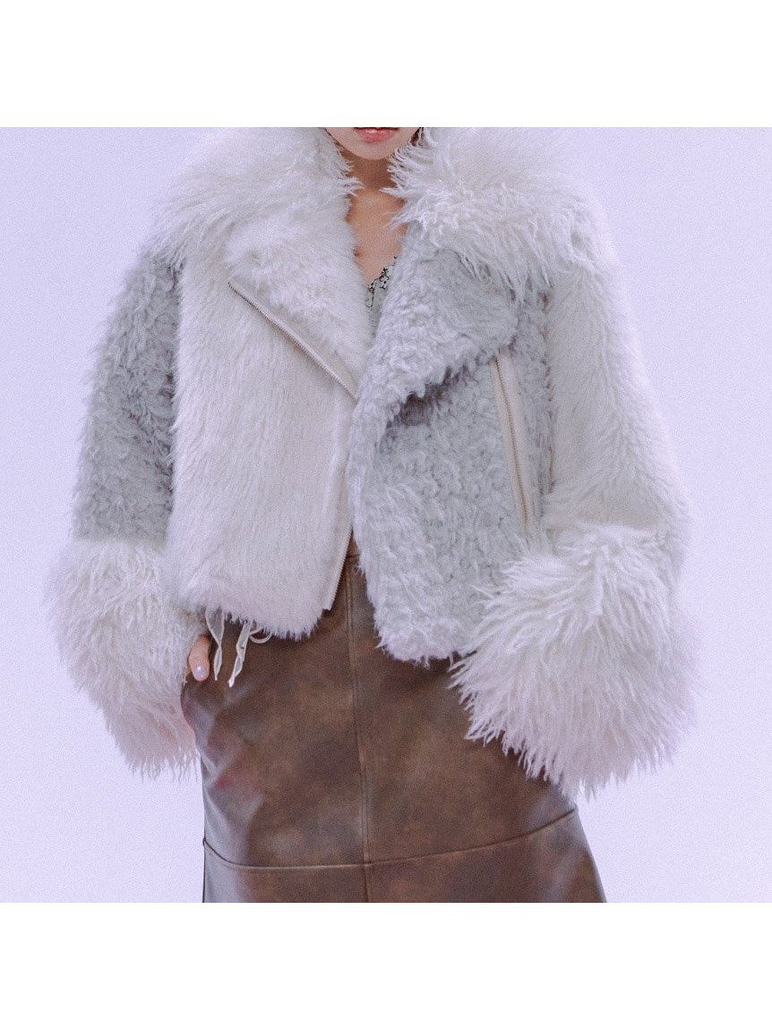 【ファーファー/FURFUR】のエコファーライダースジャケット 人気、トレンドファッション・服の通販 founy(ファニー) 　ファッション　Fashion　レディースファッション　Fashion for Women　アウター　Coat / Outerwear Collection　レディースジャケット・軽アウター　Jackets　ライダースジャケット / レザースタイル　Riders Jackets & Biker Style　スマート　Smart, Elegant　ボトム　Bottoms, Lower Wear　ロング　Long, Long-Length　ワイド　Wide, Wide Fit　 other-1|ID: prp329100004766875 ipo3291000000034518159
