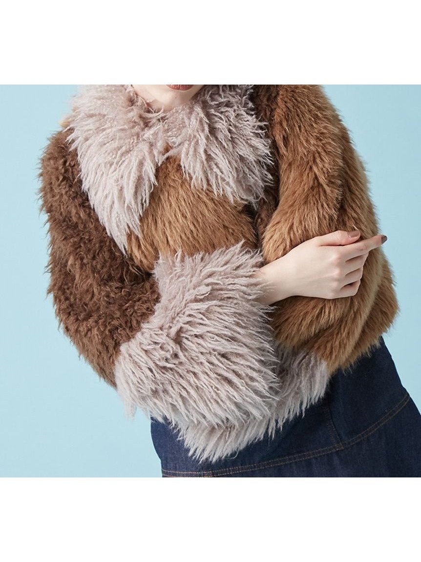 【ファーファー/FURFUR】のエコファーライダースジャケット インテリア・キッズ・メンズ・レディースファッション・服の通販 founy(ファニー) 　ファッション　Fashion　レディースファッション　Fashion for Women　アウター　Coat / Outerwear Collection　レディースジャケット・軽アウター　Jackets　ライダースジャケット / レザースタイル　Riders Jackets & Biker Style　スマート　Smart, Elegant　ボトム　Bottoms, Lower Wear　ロング　Long, Long-Length　ワイド　Wide, Wide Fit　BRW[058]|ID: prp329100004766875 ipo3291000000034518163