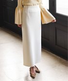 【ノーブル / スピック&スパン/NOBLE / Spick & Span】の《追加 》【洗える】コンフォートジャージーライクタイトスカート6 ホワイト|ID: prp329100004766878 ipo3291000000034561149