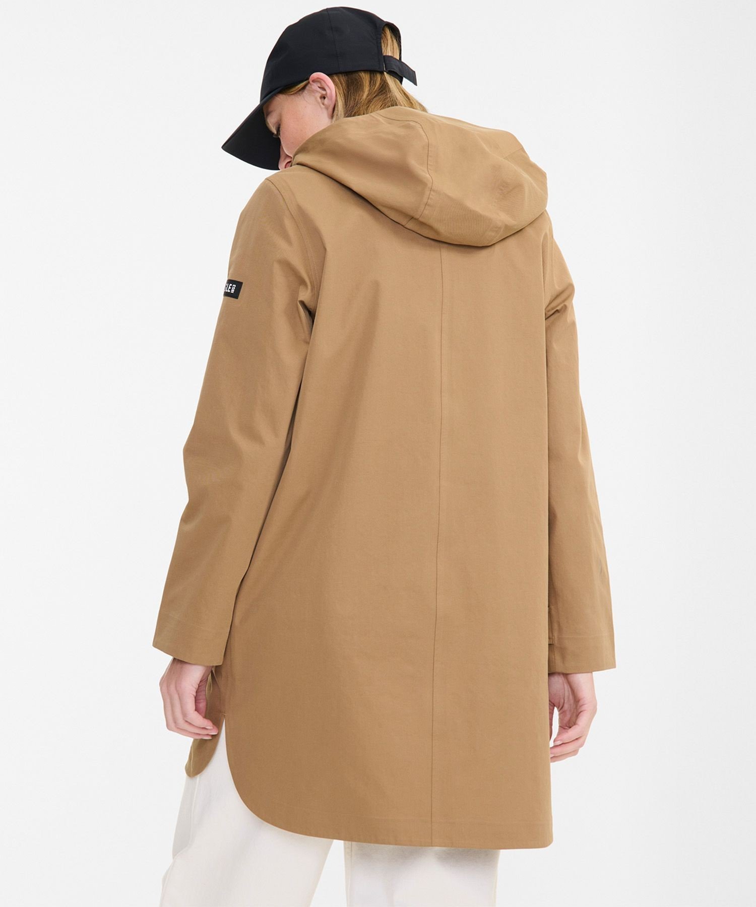 【エーグル/AIGLE】のMTD 防水 透湿 3レイヤー フーデッドコート インテリア・キッズ・メンズ・レディースファッション・服の通販 founy(ファニー) 　ファッション　Fashion　レディースファッション　Fashion for Women　アウター　Coat / Outerwear Collection　コート・ロングコート・ピーコート　Long Coats, Peacoats & More　おすすめ　Recommended / Our Picks　アウトドア　Outdoor Clothing　シリコン　Silicone, Silicone Material　ジャケット　Jacket, Outerwear　ドローストリング　Drawstring, Pull Cord　フロント　Front, Front Design　プリント　Print, Printed Pattern　ポケット　Pocket, Pocket Detail　ロング　Long, Long-Length　キャメル|ID: prp329100004766882 ipo3291000000034518362