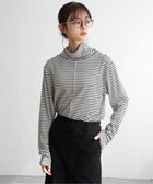 【エルビーシー/LBC】のクシュタートルネックロンT 人気、トレンドファッション・服の通販 founy(ファニー) ファッション Fashion レディースファッション Fashion for Women トップス・カットソー Cut & Sew Tops ロングTシャツ・Tシャツ Longline T-Shirts & Tees タートルネック・ハイネックトップス Turtlenecks & High-Neck Tops インナー Innerwear スウェット / スエット Sweatshirt, Sweatwear センター Center, Center Line タートルネック Turtleneck, High Neck ハイネック High Neck, Mock Neck フロント Front, Front Design thumbnail ソノタD|ID: prp329100004766885 ipo3291000000034518389