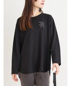 【ジェイ アンド シュプール/Re J&SUPURE】のシルキーダンボールロゴプリントプルオーバー(無地・ボーダー柄) 人気、トレンドファッション・服の通販 founy(ファニー) ファッション Fashion レディースファッション Fashion for Women トップス・カットソー Cut & Sew Tops カジュアルプルオーバー・ニットトップス Pullovers & Knit Tops / Casual Pullovers おすすめ Recommended / Our Picks インナー Innerwear コーデュロイ Corduroy, Cord Fabric シンプル Simple, Minimal ジャケット Jacket, Outerwear デニム Denim, Jeans Material パーカー Hoodie, Parka ベロア Velour, Soft Velvet ボーダー Border, Stripe ラウンド Round, Round Neck リラックス Relax, Relaxed Fit ワンポイント One Point, Statement Accent 無地 Plain, Solid Color thumbnail 黒|ID: prp329100004766898 ipo3291000000034582822