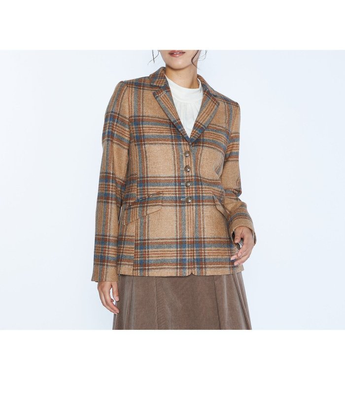 【スキャパ/SCAPA】のムーンチェックツイードジャケット インテリア・キッズ・メンズ・レディースファッション・服の通販 founy(ファニー) https://founy.com/ ファッション Fashion レディースファッション Fashion for Women アウター Coat / Outerwear Collection レディースジャケット・軽アウター Jackets クラシカル Classical, Vintage-Inspired ジャケット Jacket, Outerwear セットアップ Set-Up, Coordinated Outfit チェック Check, Plaid, Tartan |ID: prp329100004766901 ipo3291000000034518745