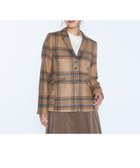 【スキャパ/SCAPA】のムーンチェックツイードジャケット ベージュ|ID: prp329100004766901 ipo3291000000034518747