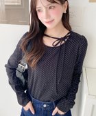 【モーメントプラス/moment+ / MEN】のドットプリントバレエコアパフスリーブ長袖カットソー ブラック系その他|ID: prp329100004766912 ipo3291000000034608751