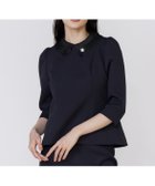 【マーリエ ル カセット/Maglie le cassetto】の《M Maglie le cassetto》シアー付け衿ブラウス 人気、トレンドファッション・服の通販 founy(ファニー) ファッション Fashion レディースファッション Fashion for Women トップス・カットソー Cut & Sew Tops シャツ・ブラウス・オフィスカジュアル Elegant Blouses & Button-Ups オーガンジー Organza Fabric コンパクト Compact, Small Size シアー Sheer, See-Through ストレッチ Stretch, Stretchy Fabric スマート Smart, Elegant セットアップ Set-Up, Coordinated Outfit エレガント 上品 Elegant thumbnail ネイビー|ID: prp329100004766925 ipo3291000000034519082