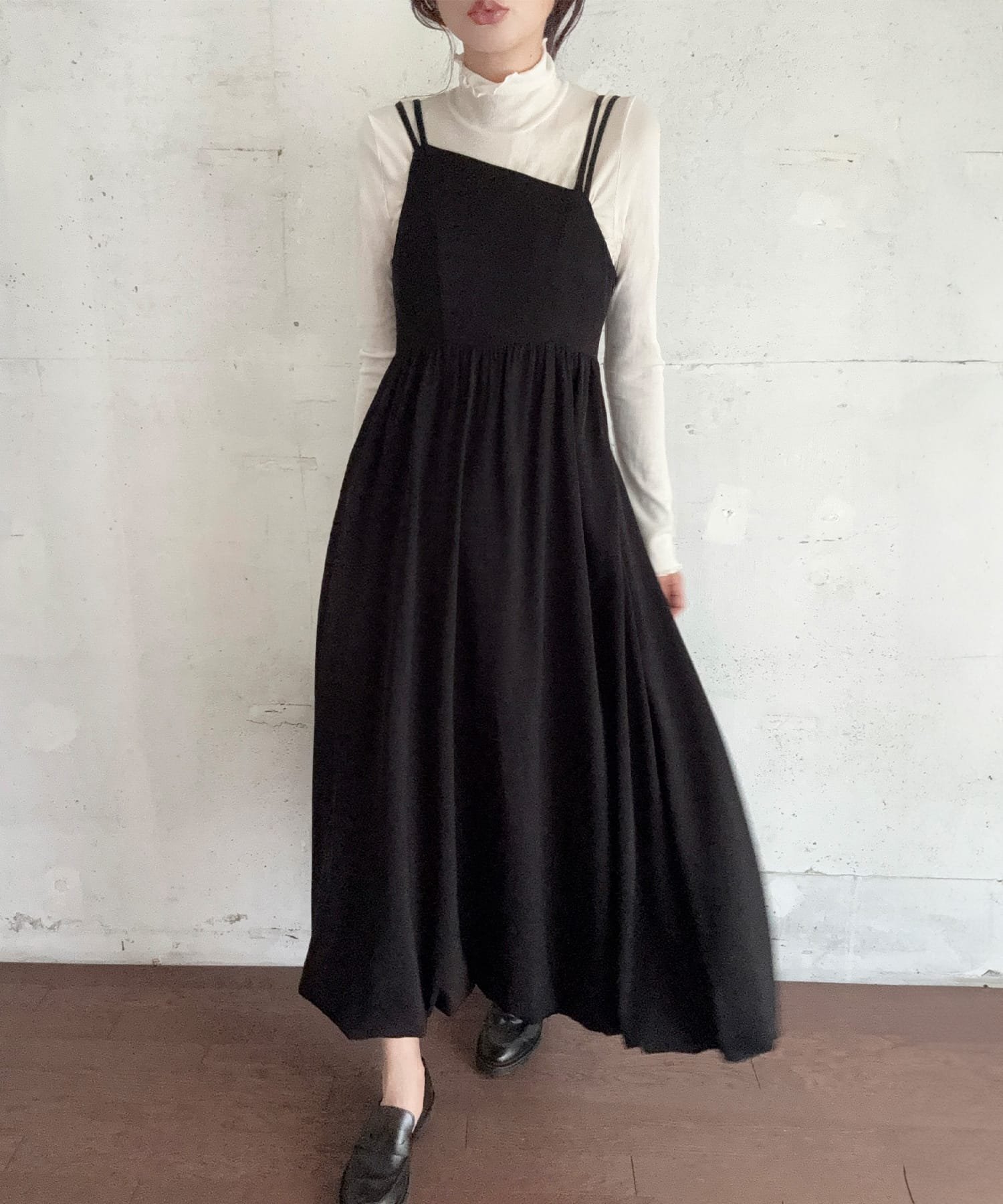 【ジュノア/JUNOAH】のアシメストラップバルーンキャミワンピース 人気、トレンドファッション・服の通販 founy(ファニー) 　ファッション　Fashion　レディースファッション　Fashion for Women　ワンピース　Dresses　キャミソールワンピース　Camisole Dresses　 other-1|ID: prp329100004766950 ipo3291000000034519449