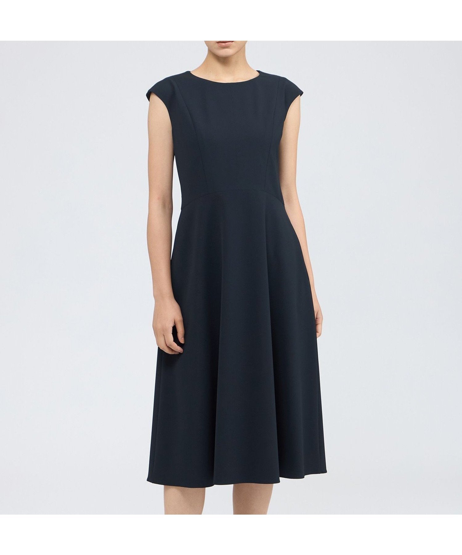 【エポカ/EPOCA】のクリーンストレッチ フレアドレス インテリア・キッズ・メンズ・レディースファッション・服の通販 founy(ファニー) 　ファッション　Fashion　レディースファッション　Fashion for Women　ワンピース　Dresses　フォーマル・パーティードレス・結婚式用ドレス　Elegant & Casual Dresses　おすすめ　Recommended / Our Picks　ジャケット　Jacket, Outerwear　ストレッチ　Stretch, Stretchy Fabric　ドレス　Dress, One-Piece　フォルム　Silhouette, Form　フレア　Flare, Flared　夏　Summer　春　Spring　秋　Autumn　ネイビー|ID: prp329100004766965 ipo3291000000034519546
