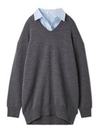 【フレイ アイディー/FRAY I.D】のレイヤードシャツカラーウールワンピース 人気、トレンドファッション・服の通販 founy(ファニー) ファッション Fashion レディースファッション Fashion for Women ワンピース Dresses おすすめ Recommended / Our Picks なめらか Smooth, Silky Texture ストライプ Stripe, Striped Pattern スマート Smart, Elegant ソックス Socks, Hosiery トレンド Trend, Trending Now バランス Balance, Style Balance thumbnail GRY[006]|ID: prp329100004766967 ipo3291000000034519582