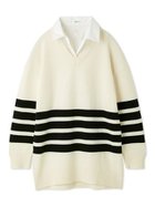 【フレイ アイディー/FRAY I.D】のレイヤードシャツカラーウールワンピース 人気、トレンドファッション・服の通販 founy(ファニー) ファッション Fashion レディースファッション Fashion for Women ワンピース Dresses おすすめ Recommended / Our Picks なめらか Smooth, Silky Texture ストライプ Stripe, Striped Pattern スマート Smart, Elegant ソックス Socks, Hosiery トレンド Trend, Trending Now バランス Balance, Style Balance thumbnail BORDER[933]|ID: prp329100004766967 ipo3291000000034519586