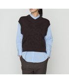 【コムサ/COMME CA】のコットンポリエステルリリヤーン ニットベスト 人気、トレンドファッション・服の通販 founy(ファニー) ファッション Fashion レディースファッション Fashion for Women アウター Coat / Outerwear Collection トップス・カットソー Cut & Sew Tops ニット Knit Tops & Sweaters ベスト&ジレ / 重ね着スタイル Vests & Gilets 秋 Autumn コンパクト Compact, Small Size ストレッチ Stretch, Stretchy Fabric ダブル Double, Double-Breasted テーラード Tailored, Tailored Fit ベスト Vest, Waistcoat ミドル Middle Length, Mid Height おすすめ Recommended / Our Picks thumbnail 14:ブラウン|ID: prp329100004766971 ipo3291000000034519641