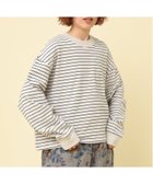 【アールエヌエーエヌ/RNA-N】のM2379 ボーダーBIGロンT 人気、トレンドファッション・服の通販 founy(ファニー) ファッション Fashion レディースファッション Fashion for Women トップス・カットソー Cut & Sew Tops ロングTシャツ・Tシャツ Longline T-Shirts & Tees インナー Innerwear カットソー Cut and Sewn Top ボーダー Border, Stripe thumbnail キナリ/ブラック|ID: prp329100004767024 ipo3291000000034520496