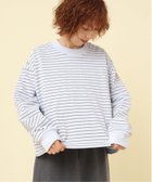 【アールエヌエーエヌ/RNA-N】のM2379 ボーダーBIGロンT 人気、トレンドファッション・服の通販 founy(ファニー) ファッション Fashion レディースファッション Fashion for Women トップス・カットソー Cut & Sew Tops ロングTシャツ・Tシャツ Longline T-Shirts & Tees インナー Innerwear カットソー Cut and Sewn Top ボーダー Border, Stripe thumbnail パープル/ブラウン|ID: prp329100004767024 ipo3291000000034520498