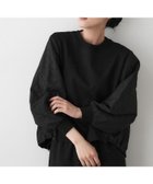 【デッサン/Dessin】の【セットアップ可/洗える】裏毛キルトトップス ブラック|ID: prp329100004767071 ipo3291000000034521256