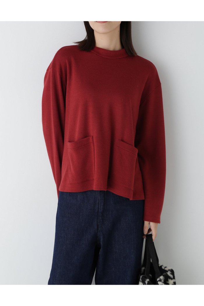 【ヒューマンウーマン/HUMAN WOMAN】のエアーポンチプルオーバー インテリア・キッズ・メンズ・レディースファッション・服の通販 founy(ファニー) https://founy.com/ ファッション Fashion レディースファッション Fashion for Women トップス・カットソー Cut & Sew Tops カジュアルプルオーバー・ニットトップス Pullovers & Knit Tops / Casual Pullovers おすすめ Recommended / Our Picks スタンダード Standard, Basic スタンド Stand Collar, Upright Stand デニム Denim, Jeans Material ボトム Bottoms, Lower Wear ポケット Pocket, Pocket Detail |ID: prp329100004767073 ipo3291000000034658649