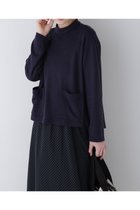 【ヒューマンウーマン/HUMAN WOMAN】のエアーポンチプルオーバー ネイビー|ID: prp329100004767073 ipo3291000000034658651