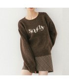 【ヘザー/Heather】のジャガードロゴニット 人気、トレンドファッション・服の通販 founy(ファニー) ファッション Fashion レディースファッション Fashion for Women トップス・カットソー Cut & Sew Tops ニット Knit Tops & Sweaters おすすめ Recommended / Our Picks ボトム Bottoms, Lower Wear ルーズ Loose, Oversized 人気 Popular, Best Seller 今季 This Season, Current Season 定番 Standard, Basic Item A/W・秋冬 Autumn/Winter thumbnail ブラウン|ID: prp329100004767090 ipo3291000000034521569