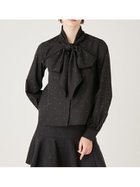 【ファーファー/FURFUR】のビジュー付きボウタイブラウス 人気、トレンドファッション・服の通販 founy(ファニー) ファッション Fashion レディースファッション Fashion for Women トップス・カットソー Cut & Sew Tops シャツ・ブラウス・オフィスカジュアル Elegant Blouses & Button-Ups おすすめ Recommended / Our Picks カーディガン Cardigan, Knitwear ジャケット Jacket, Outerwear スマート Smart, Elegant ビジュー Bijou, Jewel-like Accent リボン Ribbon, Bow thumbnail BLK[009]|ID: prp329100004767093 ipo3291000000034521588