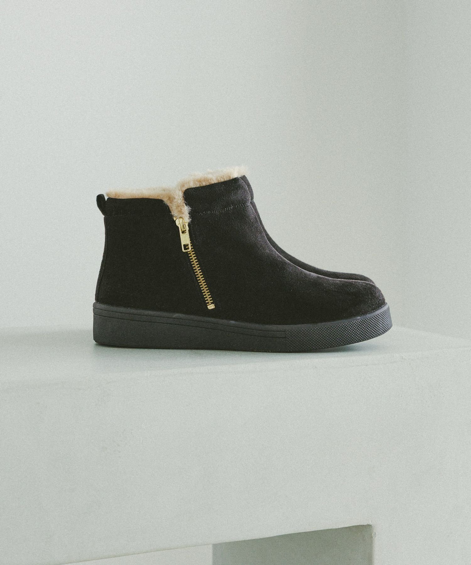 【グローバルワーク/GLOBAL WORK】の撥水保温中敷きブーツ/601681 インテリア・キッズ・メンズ・レディースファッション・服の通販 founy(ファニー) 　ファッション　Fashion　レディースファッション　Fashion for Women　おすすめ　Recommended / Our Picks　シューズ　Shoes, Footwear　トレンド　Trend, Trending Now　フェイクファー　Faux Fur, Imitation Fur　ライニング　Inner Lining, Inner Fabric, Lined　ワーク　Workwear, Utility Style　エレガント 上品　Elegant　冬　Winter / This Winter　定番　Standard, Basic Item　抗菌　Antibacterial, Bacteria-Resistant　ブラック09|ID: prp329100004767116 ipo3291000000034791846