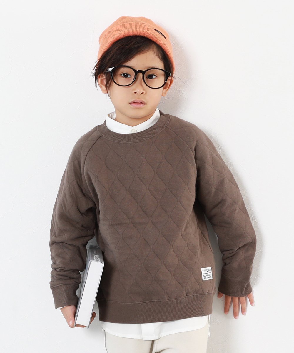 【デビロック/devirock / KIDS】のキルティングニット トレーナー トレーナー トップス 25AW インテリア・キッズ・メンズ・レディースファッション・服の通販 founy(ファニー) ファッション Fashion キッズファッション Fashion for Kids トップス・カットソー Cut & Sew Tops キルティング Quilted, Quilting キルト Quilt, Quilted Fabric トレーナー Sweatshirt, Trainer リラックス Relax, Relaxed Fit A/W・秋冬 Autumn/Winter おすすめ Recommended / Our Picks 2025年 2025 2025-2026秋冬・A/W Autumn/Winter 2025–26 AW25–26 モカ|ID: prp329100004767167 ipo3291000000034522911