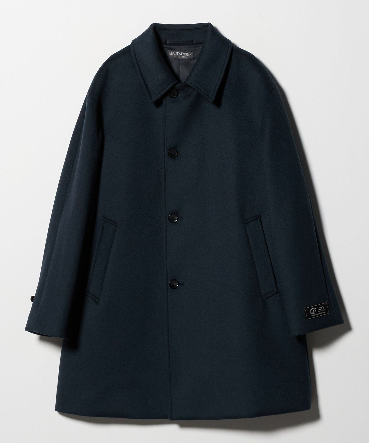 【ビューティ&ユース ユナイテッドアローズ/BEAUTY&YOUTH / UNITED ARROWS / MEN】の120S メルトン バルカラーコート インテリア・キッズ・メンズ・レディースファッション・服の通販 founy(ファニー) ファッション Fashion メンズファッション Fashion for Men スタンド Stand Collar, Upright Stand スラックス Slacks, Dress Pants セットアップ Set-Up, Coordinated Outfit デニム Denim, Jeans Material バランス Balance, Style Balance 別注 Limited Edition, Custom Order ミックス Mix, Mixed Style メルトン Melton, Heavy Wool A/W・秋冬 Autumn/Winter おすすめ Recommended / Our Picks エレガント 上品 Elegant DK.GRAY|ID: prp329100004767234 ipo3291000000034878472