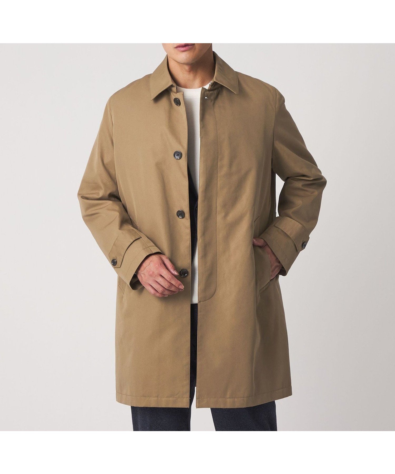 【ユナイテッドアローズ/UNITED ARROWS / MEN】のギャバ ステンカラーコート 3WAY-撥水- A DAY IN THE LIFE インテリア・キッズ・メンズ・レディースファッション・服の通販 founy(ファニー) 　ファッション　Fashion　メンズファッション　Fashion for Men　スーツ　Suit, Formalwear　セットアップ　Set-Up, Coordinated Outfit　トレンド　Trend, Trending Now　バランス　Balance, Style Balance　ベスト　Vest, Waistcoat　ライナー　Liner, Inner Layer　A/W・秋冬　Autumn/Winter　アウトレット　Outlet / Clearance　ビジネス 仕事 通勤　Business / Work / Commuting　BEIGE|ID: prp329100004767237 ipo3291000000034692991