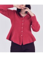 【フレイ アイディー/FRAY I.D】のフォックスカシミアペプラムカーディガン 人気、トレンドファッション・服の通販 founy(ファニー) ファッション Fashion レディースファッション Fashion for Women トップス・カットソー Cut & Sew Tops カーディガン・羽織り Layered Style Cardigans エレガント 上品 Elegant カーディガン Cardigan, Knitwear スマート Smart, Elegant パール Pearl, Pearl Accent フォックス Fox, Fox Fur ペプラム Peplum, Flared Hem thumbnail BRD[078]|ID: prp329100004767266 ipo3291000000034723514