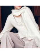 【フレイ アイディー/FRAY I.D】のフォックスカシミアペプラムカーディガン IVR[003]|ID: prp329100004767266 ipo3291000000034802736