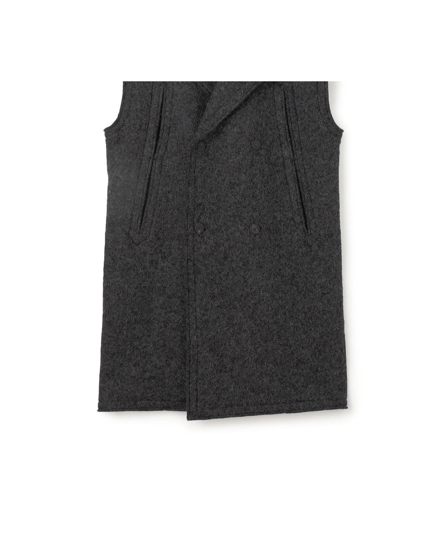 【トゥモローランド/TOMORROWLAND】のシープジャージー ビッグポケットロングベスト インテリア・キッズ・メンズ・レディースファッション・服の通販 founy(ファニー) 　ファッション　Fashion　レディースファッション　Fashion for Women　アウター　Coat / Outerwear Collection　トップス・カットソー　Cut & Sew Tops　ベスト&ジレ / 重ね着スタイル　Vests & Gilets　ジャケット　Jacket, Outerwear　スリーブ　Sleeve, Long Sleeve / Short Sleeve　ビッグ　Big, Oversized　ベスト　Vest, Waistcoat　ポケット　Pocket, Pocket Detail　ランダム　Random, Irregular　ループ　Loop, Loop Knit　A/W・秋冬　Autumn/Winter　17 チャコールグレー|ID: prp329100004767268 ipo3291000000034524063