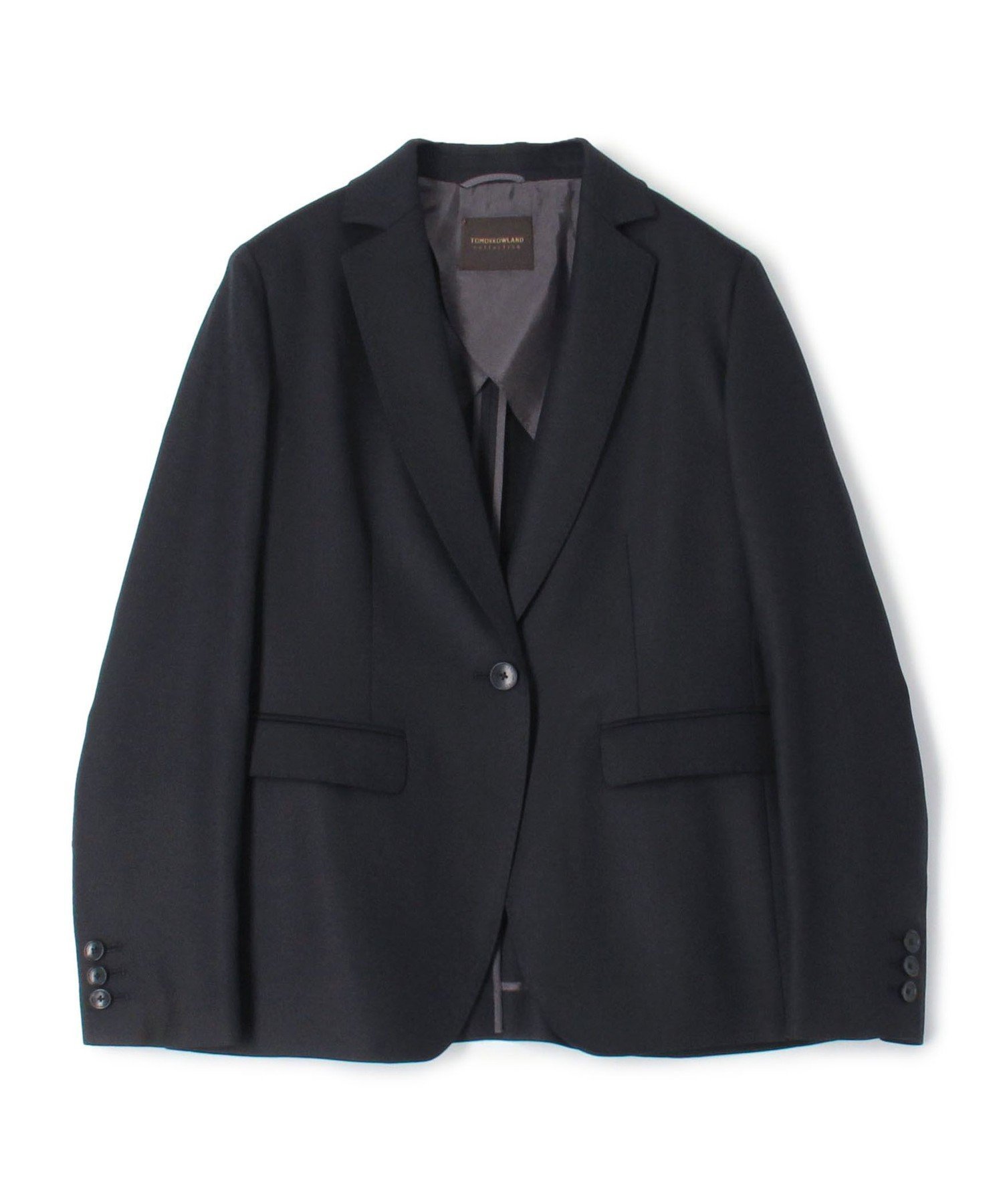 【トゥモローランド/TOMORROWLAND】のシャイニーピンヘッド シングル1Bジャケット インテリア・キッズ・メンズ・レディースファッション・服の通販 founy(ファニー) 　ファッション　Fashion　レディースファッション　Fashion for Women　アウター　Coat / Outerwear Collection　レディースジャケット・軽アウター　Jackets　シェイプ　Shape, Slim Fit　シルク　Silk, 100% Silk　ジャケット　Jacket, Outerwear　ストレッチ　Stretch, Stretchy Fabric　スリム　Slim, Slim Fit　セットアップ　Set-Up, Coordinated Outfit　タオル　Towel, Bath Towel　フロント　Front, Front Design　ボトム　Bottoms, Lower Wear　おすすめ　Recommended / Our Picks　セレモニー　Ceremony　入学式　Entrance Ceremony　19 ブラック|ID: prp329100004767321 ipo3291000000034985379