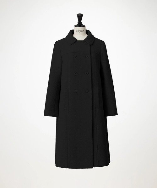 【ストロベリーフィールズ/STRAWBERRY FIELDS】のダブル釦ロングコート 人気、トレンドファッション・服の通販 founy(ファニー) 　ファッション　Fashion　レディースファッション　Fashion for Women　アウター　Coat / Outerwear Collection　コート・ロングコート・ピーコート　Long Coats, Peacoats & More　ダブル　Double, Double-Breasted　ロング　Long, Long-Length　 other-1|ID: prp329100004767601 ipo3291000000034527387