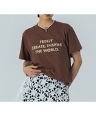 【ローズバッド/ROSE BUD】のLOGO S/S TEE 人気、トレンドファッション・服の通販 founy(ファニー) ファッション Fashion レディースファッション Fashion for Women インナー Innerwear コンパクト Compact, Small Size シンプル Simple, Minimal ジャケット Jacket, Outerwear ダブル Double, Double-Breasted バランス Balance, Style Balance フロント Front, Front Design S/S・春夏 SS, Spring/Summer, Warm Season おすすめ Recommended / Our Picks 夏 Summer thumbnail BROWN|ID: prp329100004767612 ipo3291000000034527548