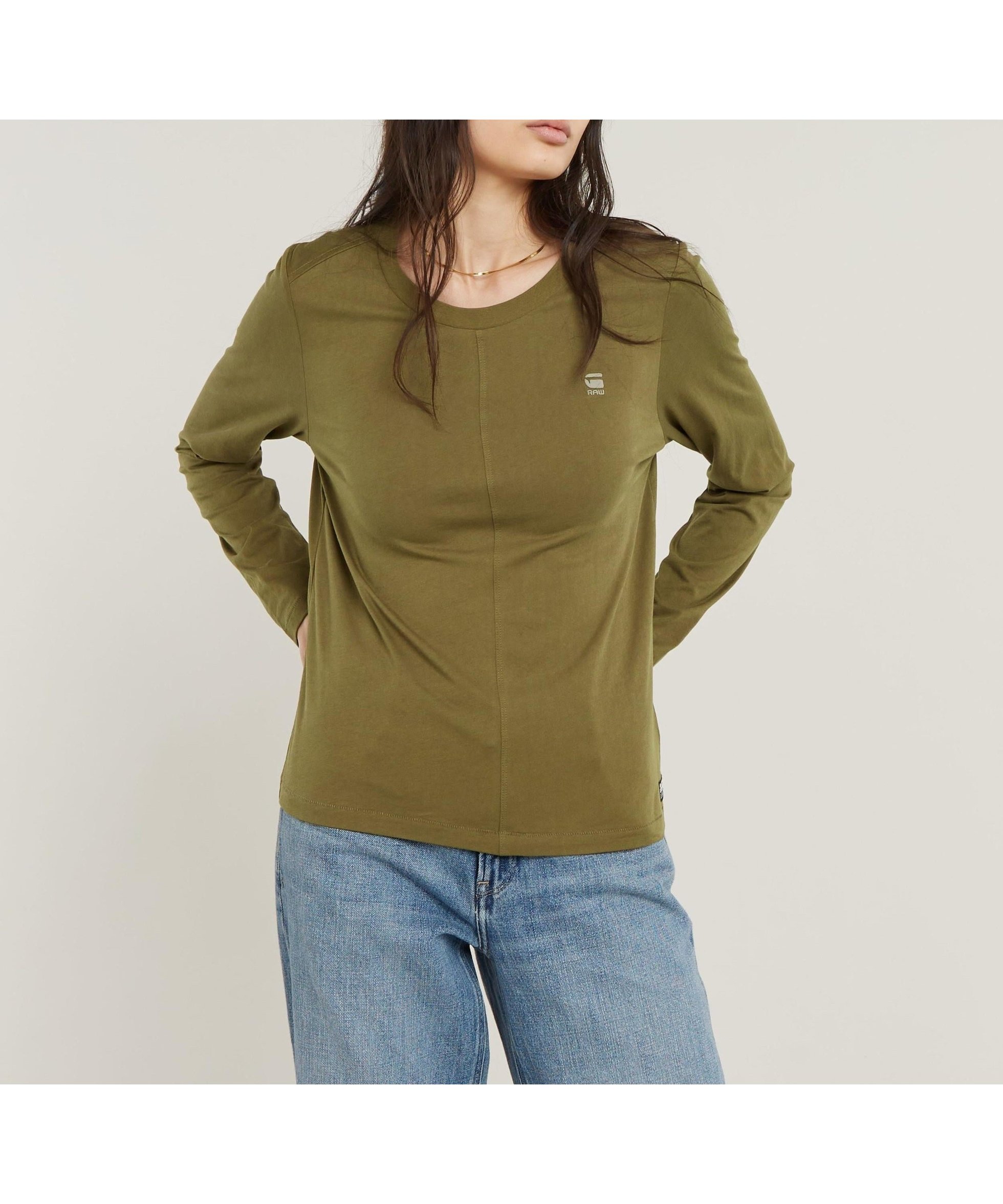 【ジースター ロゥ/G-Star RAW】の【公式ショップ】Front Seam Top/フロントシームデザインスリムロングスリーブTシャツ 人気、トレンドファッション・服の通販 founy(ファニー) 　ファッション　Fashion　レディースファッション　Fashion for Women　トップス・カットソー　Cut & Sew Tops　シャツ・ブラウス・オフィスカジュアル　Elegant Blouses & Button-Ups　ロングTシャツ・Tシャツ　Longline T-Shirts & Tees　ストレート　Straight, Straight Cut　スリーブ　Sleeve, Long Sleeve / Short Sleeve　フィット　Fit, Slim Fit　フロント　Front, Front Design　ラウンド　Round, Round Neck　レギュラー　Regular, Standard Fit　ロング　Long, Long-Length　 other-1|ID: prp329100004767613 ipo3291000000034527565