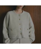 【アパートバイローリーズ/apart by lowrys】のCNラクーンコンキンボタンカーディガン 人気、トレンドファッション・服の通販 founy(ファニー) ファッション Fashion レディースファッション Fashion for Women トップス・カットソー Cut & Sew Tops カーディガン・羽織り Layered Style Cardigans カーディガン Cardigan, Knitwear シンプル Simple, Minimal トレンド Trend, Trending Now フリル Frill, Ruffle 人気 Popular, Best Seller thumbnail オフホワイト07|ID: prp329100004767623 ipo3291000000034580011