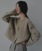 【アパートバイローリーズ/apart by lowrys】のCNラクーンコンキンボタンカーディガン 人気、トレンドファッション・服の通販 founy(ファニー) ファッション Fashion レディースファッション Fashion for Women トップス・カットソー Cut & Sew Tops カーディガン・羽織り Layered Style Cardigans カーディガン Cardigan, Knitwear シンプル Simple, Minimal トレンド Trend, Trending Now フリル Frill, Ruffle 人気 Popular, Best Seller thumbnail ベージュ54|ID: prp329100004767623 ipo3291000000034580015