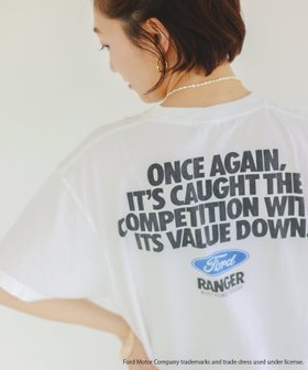 【ルクールブラン/le.coeur blanc】のGOOD ROCK SPEED/FORD Tシャツ 人気、トレンドファッション・服の通販 founy(ファニー) ファッション Fashion レディースファッション Fashion for Women トップス・カットソー Cut & Sew Tops シャツ・ブラウス・オフィスカジュアル Elegant Blouses & Button-Ups ロングTシャツ・Tシャツ Longline T-Shirts & Tees グラフィック Graphic, Graphic Design シンプル Simple, Minimal フロント Front, Front Design プリント Print, Printed Pattern ボトム Bottoms, Lower Wear ヴィンテージ Vintage Style 夏 Summer |ID:prp329100004767626