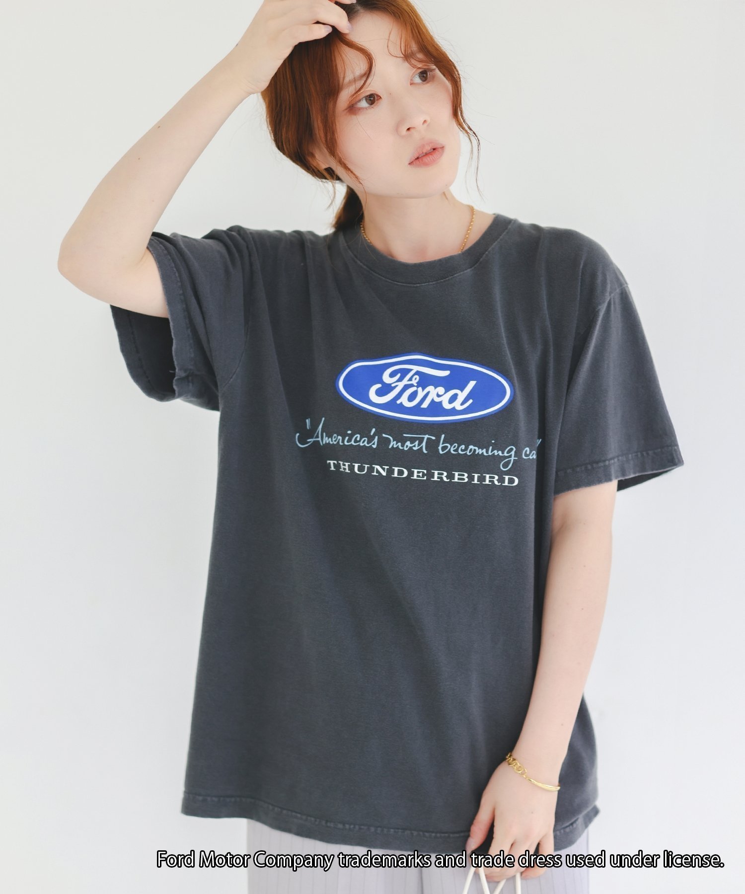 【ルクールブラン/le.coeur blanc】のGOOD ROCK SPEED/FORD Tシャツ インテリア・キッズ・メンズ・レディースファッション・服の通販 founy(ファニー) ファッション Fashion レディースファッション Fashion for Women トップス・カットソー Cut & Sew Tops シャツ・ブラウス・オフィスカジュアル Elegant Blouses & Button-Ups ロングTシャツ・Tシャツ Longline T-Shirts & Tees グラフィック Graphic, Graphic Design シンプル Simple, Minimal フロント Front, Front Design プリント Print, Printed Pattern ボトム Bottoms, Lower Wear ヴィンテージ Vintage Style 夏 Summer C/グレー|ID: prp329100004767626 ipo3291000000034591343