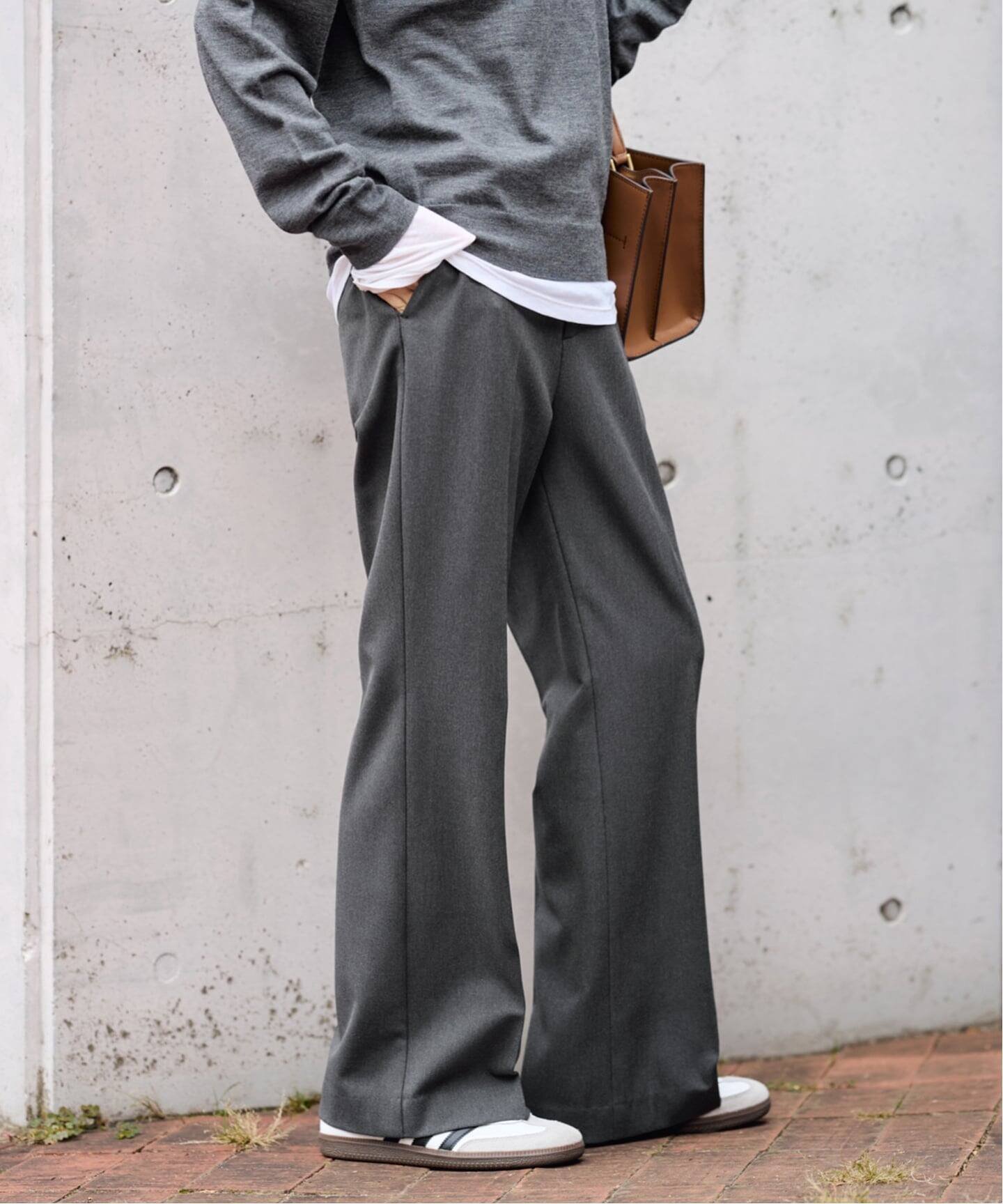 【フレームワーク/FRAMeWORK】の≪追加≫裏起毛フレアパンツ 3 インテリア・キッズ・メンズ・レディースファッション・服の通販 founy(ファニー) ファッション Fashion レディースファッション Fashion for Women パンツ Pants & Trousers ストレッチ Stretch, Stretchy Fabric なめらか Smooth, Silky Texture フレア Flare, Flared A/W・秋冬 Autumn/Winter 再入荷 Restock / Back in Stock グレー|ID: prp329100004767637 ipo3291000000034527924