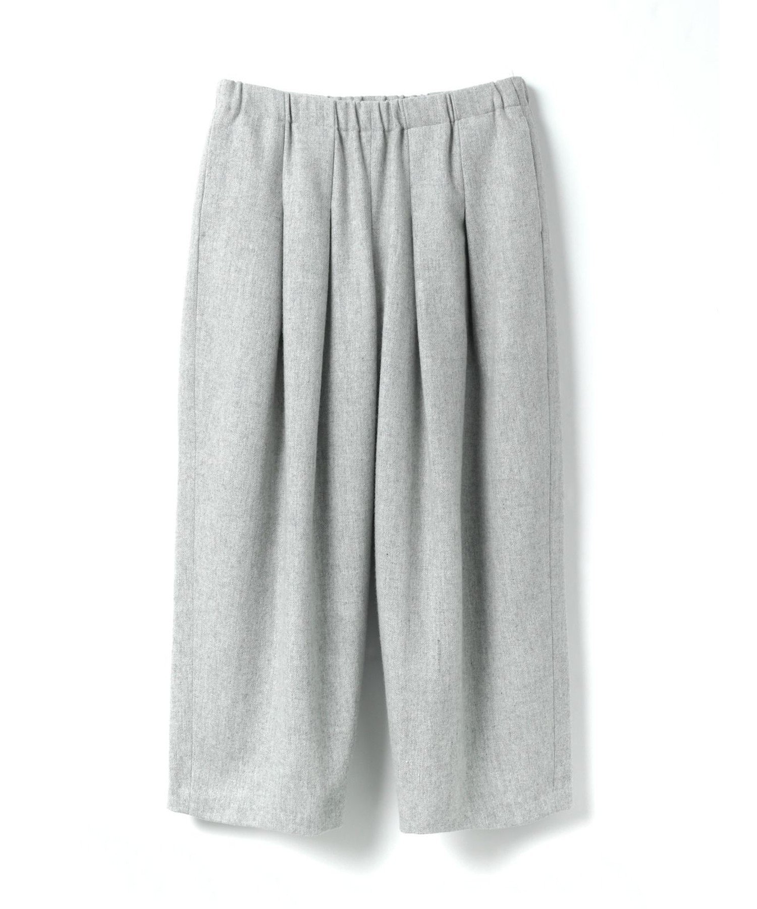 【マーコート/MARcourt】のmizuiro ind タックワイドパンツ インテリア・キッズ・メンズ・レディースファッション・服の通販 founy(ファニー) 　ファッション　Fashion　レディースファッション　Fashion for Women　パンツ　Pants & Trousers　ストレッチ　Stretch, Stretchy Fabric　セットアップ　Set-Up, Coordinated Outfit　ボトム　Bottoms, Lower Wear　ポケット　Pocket, Pocket Detail　リラックス　Relax, Relaxed Fit　ルーズ　Loose, Oversized　ワイド　Wide, Wide Fit　無地　Plain, Solid Color　ライトグレー|ID: prp329100004767645 ipo3291000000034586357