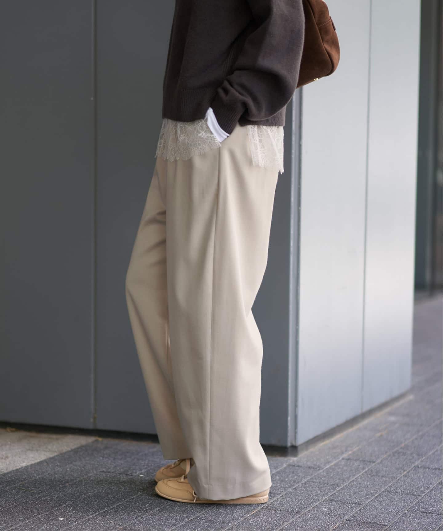 【イエナ/IENA】のウォッシャブルセミコクーンパンツ インテリア・キッズ・メンズ・レディースファッション・服の通販 founy(ファニー) 　ファッション　Fashion　レディースファッション　Fashion for Women　パンツ　Pants & Trousers　2025年　2025　2025-2026秋冬・A/W　Autumn/Winter 2025–26 AW25–26　おすすめ　Recommended / Our Picks　ストレッチ　Stretch, Stretchy Fabric　セットアップ　Set-Up, Coordinated Outfit　トレンド　Trend, Trending Now　エレガント 上品　Elegant　ビジネス 仕事 通勤　Business / Work / Commuting　ベージュ|ID: prp329100004767647 ipo3291000000034528103