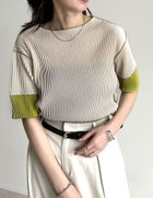 【リエディ/Re:EDIT】のプリーツ袖配色クルーネックトップス 人気、トレンドファッション・服の通販 founy(ファニー) ファッション Fashion レディースファッション Fashion for Women トップス・カットソー Cut & Sew Tops おすすめ Recommended / Our Picks スラックス Slacks, Dress Pants フィット Fit, Slim Fit フェミニン Feminine, Girly プリーツ Pleats, Pleated thumbnail アイボリー|ID: prp329100004767671 ipo3291000000034528430