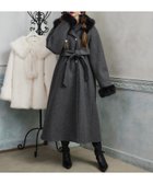 【ナイスクラップ/NICE CLAUP】の【HolidayCollection】ファー付マルチロングコート 人気、トレンドファッション・服の通販 founy(ファニー) ファッション Fashion レディースファッション Fashion for Women アウター Coat / Outerwear Collection コート・ロングコート・ピーコート Long Coats, Peacoats & More ガーリー Girly, Feminine Style クラシカル Classical, Vintage-Inspired ショート Short, Short Length フロント Front, Front Design リボン Ribbon, Bow レース Lace, Lace Fabric ロング Long, Long-Length 冬 Winter / This Winter 再入荷 Restock / Back in Stock おすすめ Recommended / Our Picks エレガント 上品 Elegant 2025年 2025 2025-2026秋冬・A/W Autumn/Winter 2025–26 AW25–26 thumbnail チャコールグレー|ID: prp329100004767675 ipo3291000000034631713