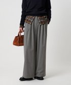 【ビューティ&ユース ユナイテッドアローズ/BEAUTY&YOUTH / UNITED ARROWS】の毛ポリエステルレーヨンブレンド ワイドタックパンツ MD.GRAY|ID: prp329100004767682 ipo3291000000034576872