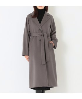 【サンヨーコート/SANYO COAT】のウールビーバー ベルテッドロングコート 人気、トレンドファッション・服の通販 founy(ファニー) ファッション Fashion レディースファッション Fashion for Women アウター Coat / Outerwear Collection コート・ロングコート・ピーコート Long Coats, Peacoats & More シンプル Simple, Minimal スリーブ Sleeve, Long Sleeve / Short Sleeve パッチ Patch, Appliqué ポケット Pocket, Pocket Detail リラックス Relax, Relaxed Fit ロング Long, Long-Length |ID:prp329100004767711