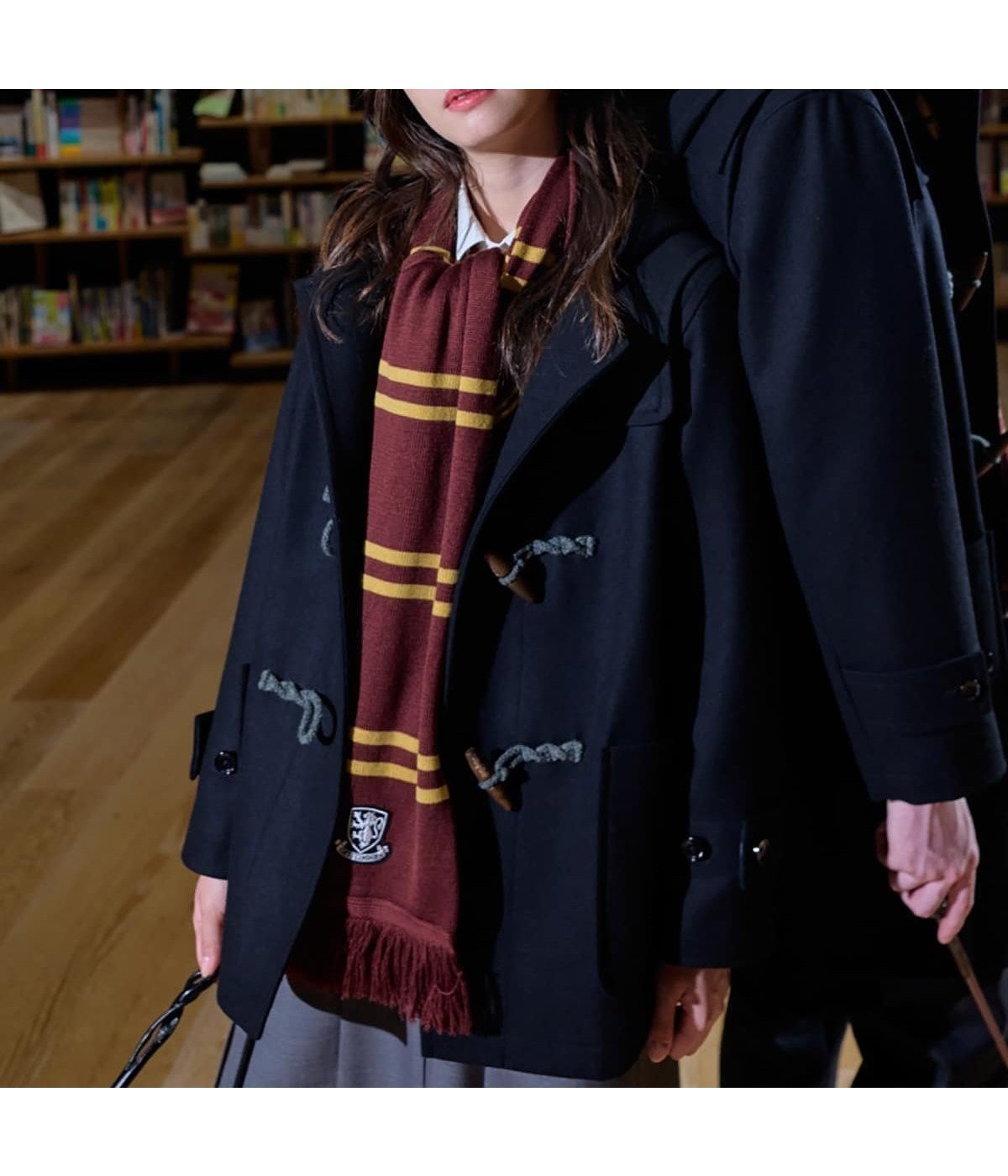 【ニューヨーカー/NEWYORKER】の【60th】ハリー・ポッター/ ローブショートダッフルコート インテリア・キッズ・メンズ・レディースファッション・服の通販 founy(ファニー) 　ファッション　Fashion　レディースファッション　Fashion for Women　アウター　Coat / Outerwear Collection　コート・ロングコート・ピーコート　Long Coats, Peacoats & More　ダッフルコート　Duffle Coats　ショート　Short, Short Length　バランス　Balance, Style Balance　プリント　Print, Printed Pattern　ボトム　Bottoms, Lower Wear　ポケット　Pocket, Pocket Detail　別注　Limited Edition, Custom Order　マフラー　Scarf, Muffler　メルトン　Melton, Heavy Wool　メンズ　Men's, Menswear　リメイク　Remake, Reconstructed　ロング　Long, Long-Length　A/W・秋冬　Autumn/Winter　おすすめ　Recommended / Our Picks　ブラック|ID: prp329100004767758 ipo3291000000034529821