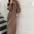 【ミニミニストア/miniministore】のニットワンピース 長袖 レディース 秋冬 ブラウン|ID: prp329100004767772 ipo3291000000034870545