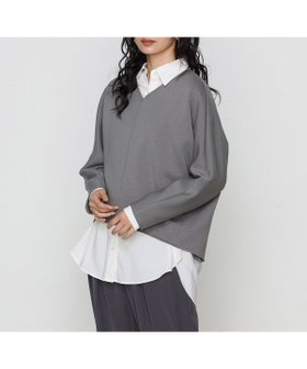 【コムサ/COMME CA】のソフトストレッチダンボールニット プルオーバー 人気、トレンドファッション・服の通販 founy(ファニー) ファッション Fashion レディースファッション Fashion for Women トップス・カットソー Cut & Sew Tops ニット Knit Tops & Sweaters カジュアルプルオーバー・ニットトップス Pullovers & Knit Tops / Casual Pullovers フォルム Silhouette, Form 春 Spring |ID:prp329100004767779