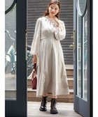 【ルディックパーク/LUDIC PARK】のバックリボンスエードポンチジャンパースカート アイボリー|ID: prp329100004767802 ipo3291000000034587872