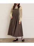 【サマンサモスモス/Samansa Mos2】の前タックジャンパースカート 人気、トレンドファッション・服の通販 founy(ファニー) ファッション Fashion レディースファッション Fashion for Women スカート Skirts thumbnail チャコールグレー|ID: prp329100004767824 ipo3291000000034530635